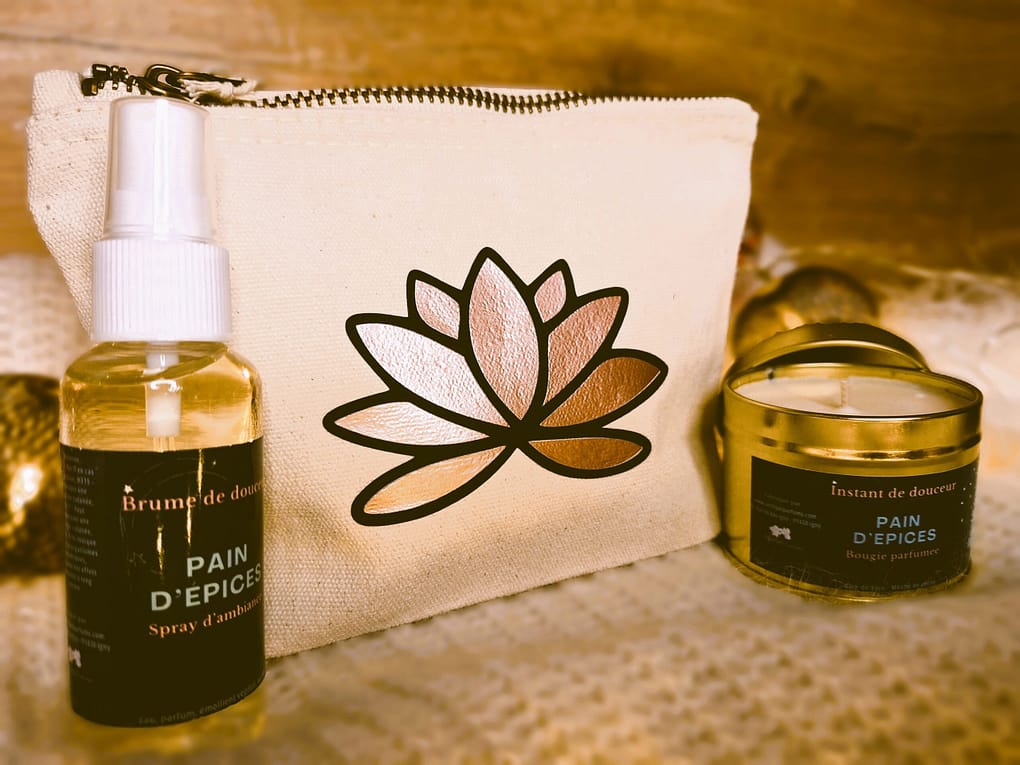 Noël 2023 - Combo pochette fleur de Lotus