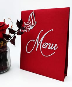 menu mariage papillon