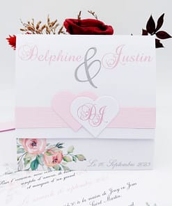 Faire-part de mariage bohème Delphine - Présentation générale