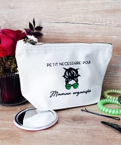 Trousse de toilette maman organisée