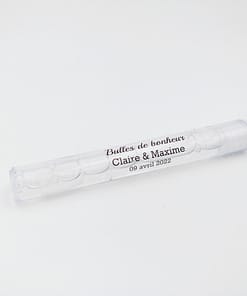 étiquettes personnalisées pour flacons de bulles de Mariage