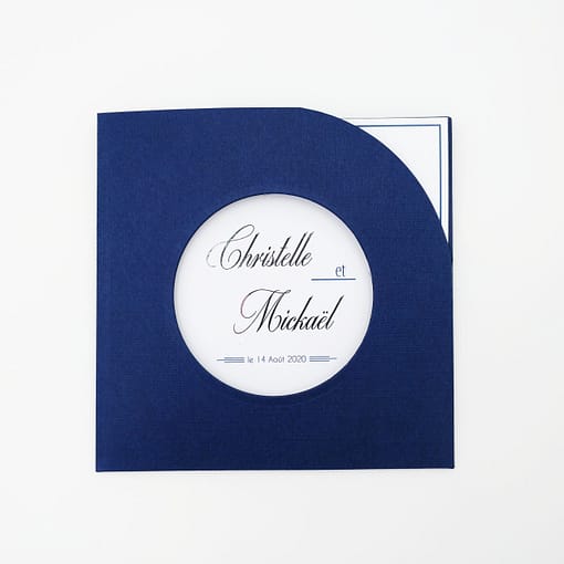 Faire-part mariage moderne