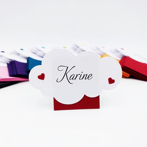 Marque place mariage nuage
