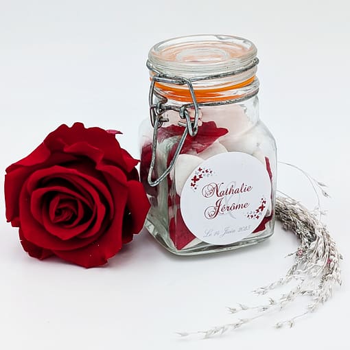 Etiquettes Rondes Mariage Papillon