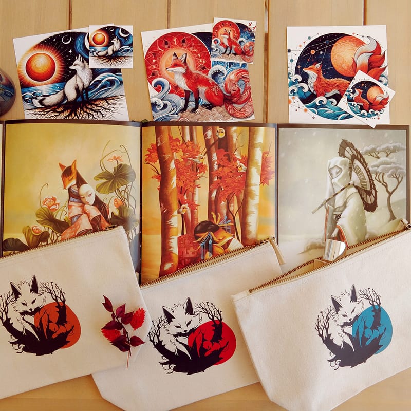 KlrKrea - Trousses de toilette Kitsune