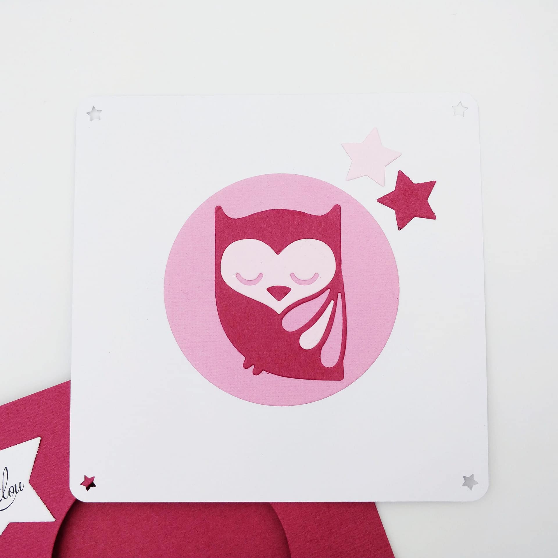 Faire-part de naissance Laïlou - Présentation intérieure